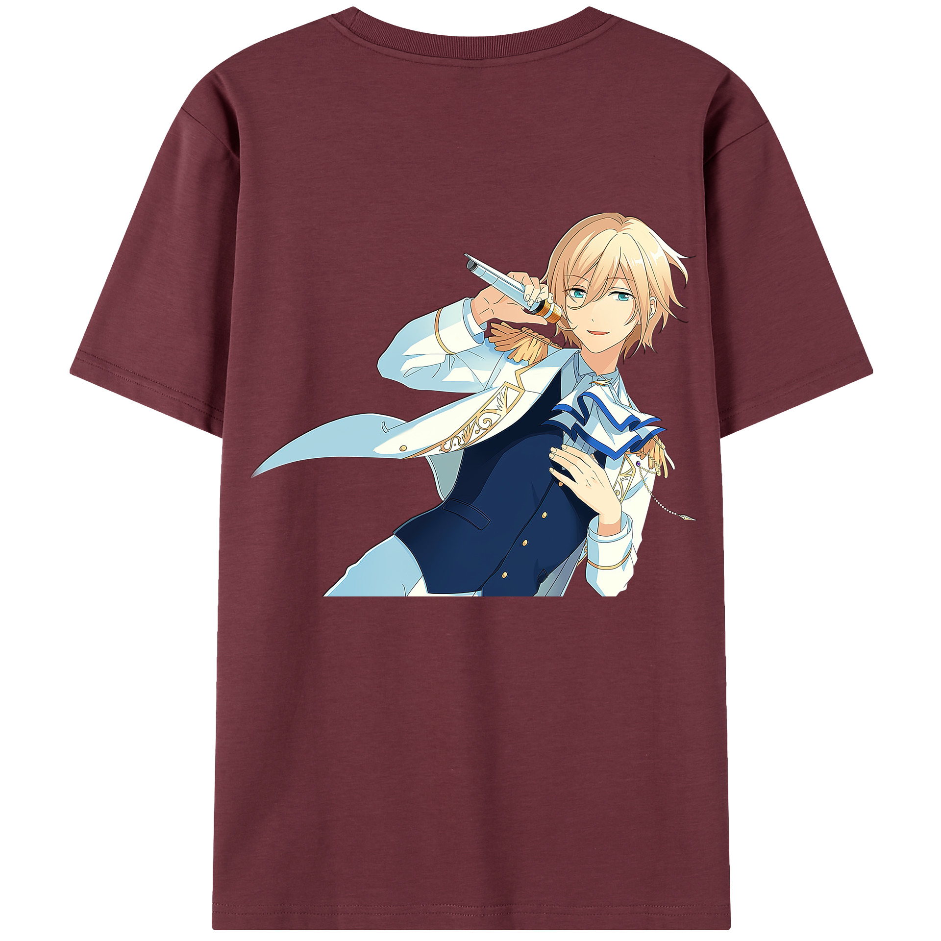 （画像用） あんさんぶるスターズ! Ensemble Stars 綿100％半袖Tシャツ（背面プリント）